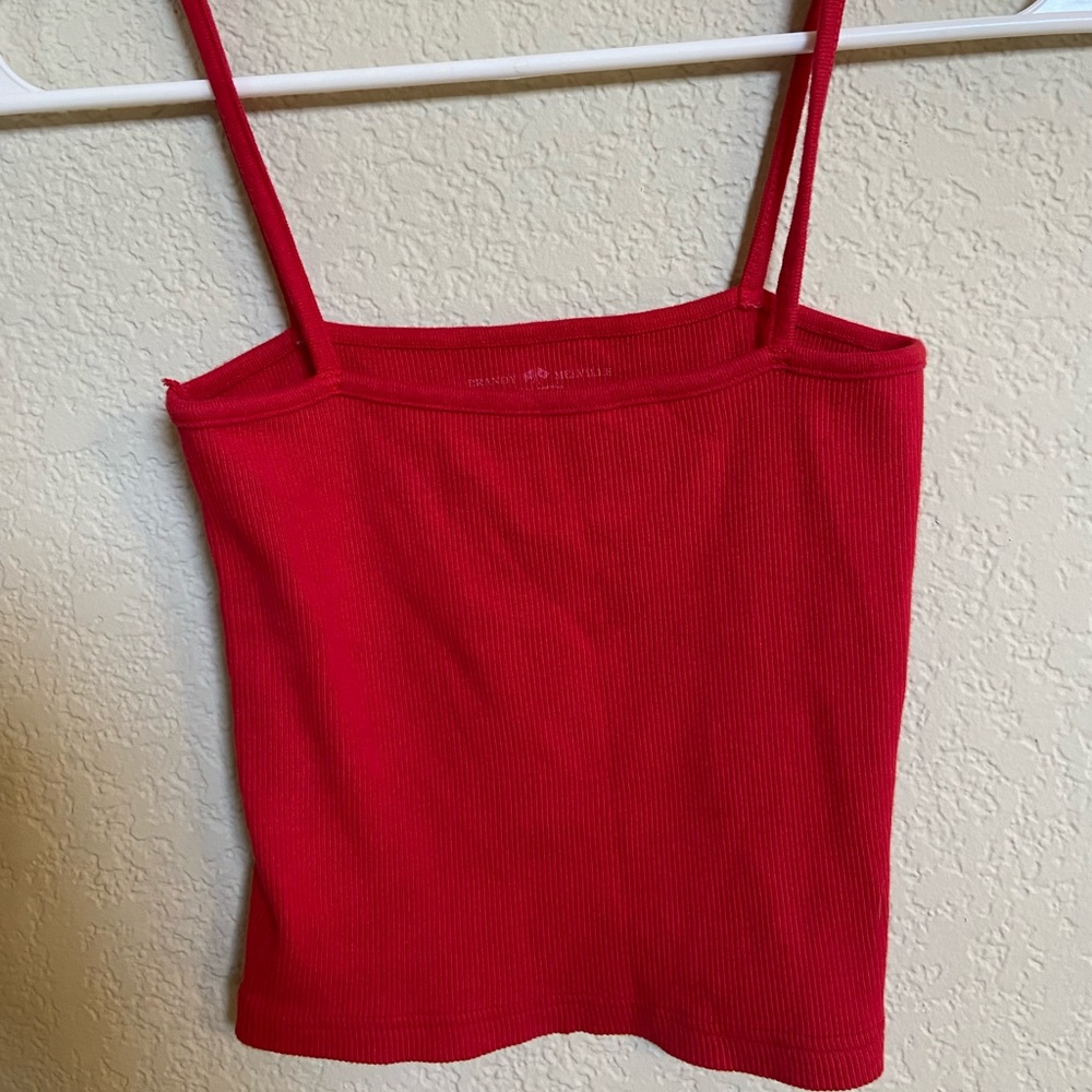 brandy melville red tank top